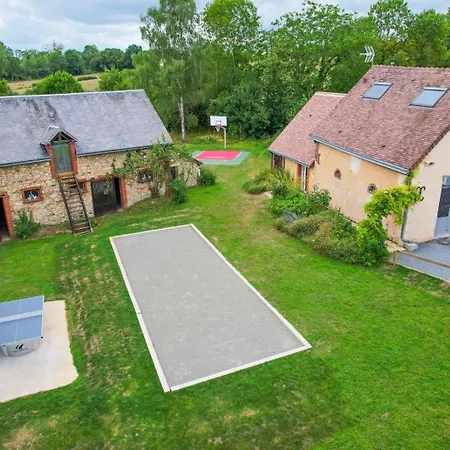 Crazy Les Terres Douces 28 - Heated Pool - Basket - 2h Paris - 31p Saint-Bomer (Eure-et-Loir)