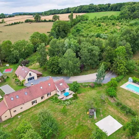 Villa Crazy Les Terres Douces 28 - Heated Pool - Basket - 2h Paris - 31p