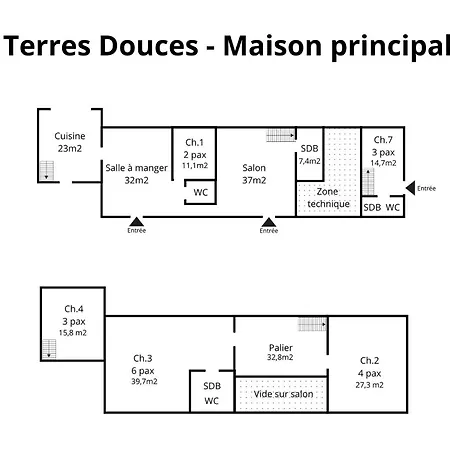 فيلة Crazy Les Terres Douces 28 - Heated Pool - Basket - 2h Paris - 31p