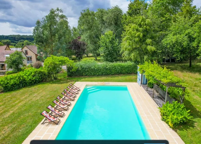 Crazy Les Terres Douces 28 - Heated Pool - Basket - 2h Paris - 31p Villa