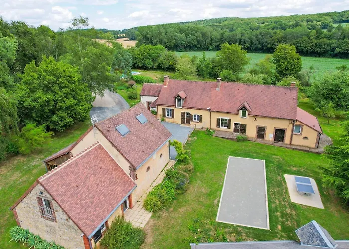 Villa Crazy Les Terres Douces 28 - Heated Pool - Basket - 2h Paris - 31p *