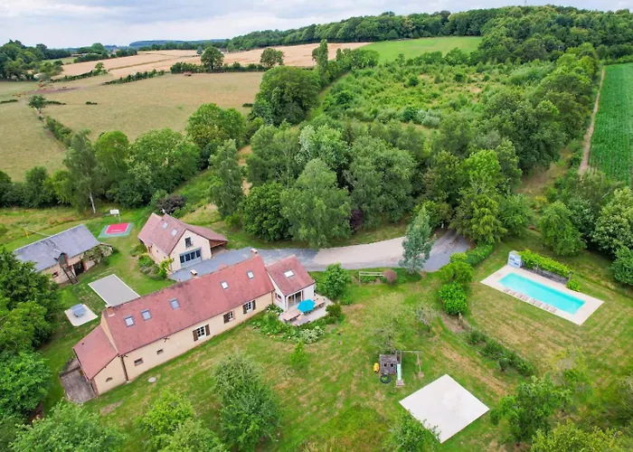 Villa Crazy Les Terres Douces 28 - Heated Pool - Basket - 2h Paris - 31p