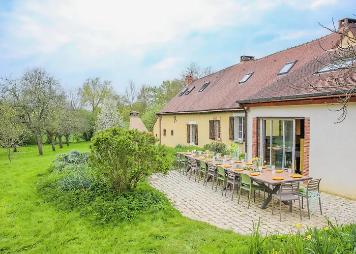 Villa Crazy Les Terres Douces 28 - Heated Pool - Basket - 2h Paris - 31p *