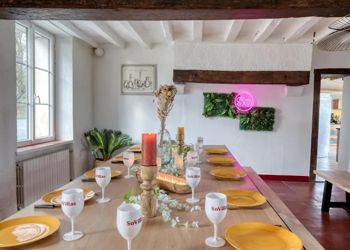 Crazy Les Terres Douces 28 - Heated Pool - Basket - 2h Paris - 31p Villa